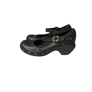 Merrell Luxe MJ Black Womens Mary Jane Shoes Size 7.5 Leather & Suede Upper With